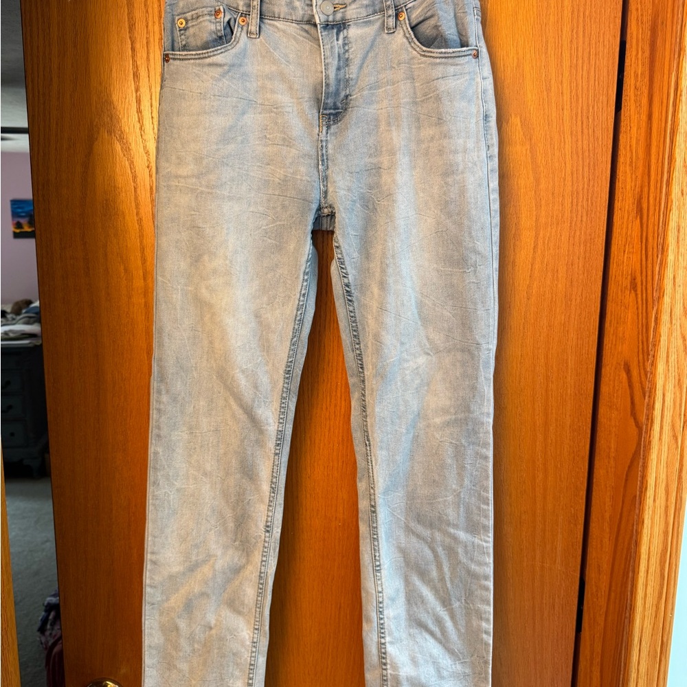 Levi's Classic Light Blue Jeans with adjustable waist